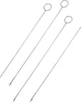 Loop Turner Sewing Tool, 4 Pieces Sewing Loop Turner Hook, Needle Hook, Crochet Sewing Supplies,Sewing Concepts, Tongue Crochet Tools,Needle Hooks with Latch for Fabric Tube Strips DIY(10.4 Inch)