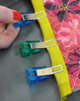 Small Magic Clip Sewing and Quilting Clips 24 Piece Set - Quilting Supplies and Notions - Sewing Accessories and Supplies