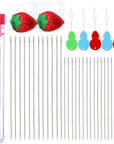 40 PCS Beading Needles, Seed Beads Needles Extra Fine Thin Beading Embroidery Needles Long Straight Beading Thread Needles for Bracelets Jewelry Making with Needle Threaders and Sewing Pin Cushion