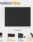 Self Adhesive Leather Repair Patch 3 Pcs, 8 X 11 Inch Black Leather Repair Patch, Leather Repair Tape for Furniture, Couch, Car Seat, Office Chair