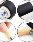3 Pack Rubber Roller Brayer Rollers, Art Craft Roller for Print,Ink,Stamping Tools, 4 Inch, 2.4 and 1.4 Inch
