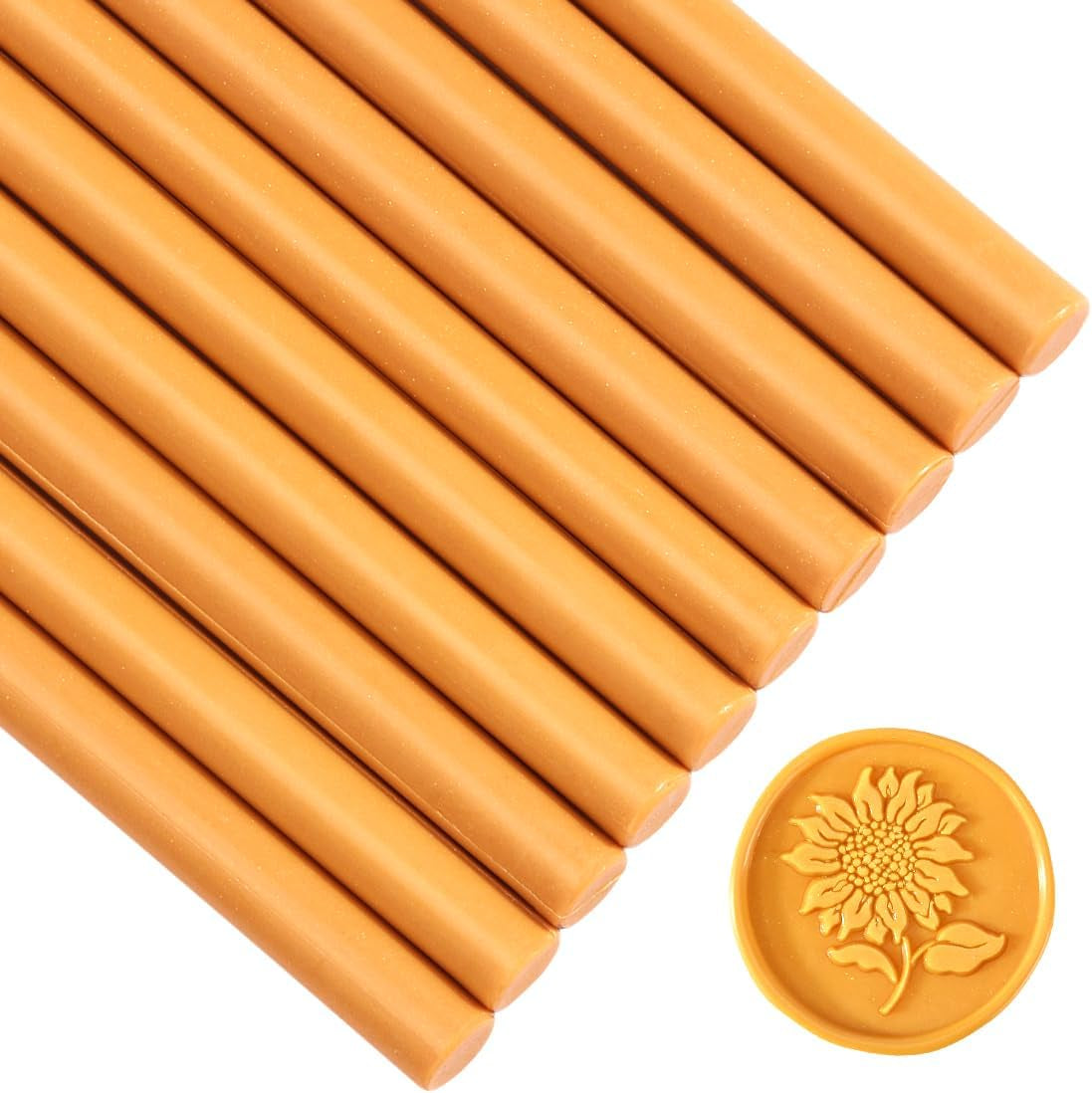 Sealing Wax Rod Sparkles Blood Red for Standard Size Glue Gun - Pack of 12