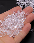 60 Gram White Fishbowl Beads for Slime Making, Art DIY Craft