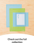 Light Grip Cutting Mat 8.5In X 12In, Reusable Cutting Mats for Crafts, Use with Printer Paper, Vellum, Light Cardstock & More, Blue