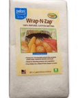 , Natural Wrap-N-Zap Cotton Quilt Batting, 45 by 36-Inch, 1 Pack