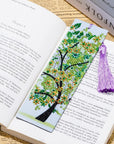 6 Pack Diamond and Painting Bookmark DIY Leather Tassel Bookmark for Adult Beginners Christmas New Year Graduation Birthday Gift 8.3X2.4 Inch