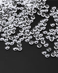 60 Gram White Fishbowl Beads for Slime Making, Art DIY Craft