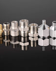 Professional 7Pcs Airbrush Adaptor Kit Fitting Connector Set for Air Compressor & Airbrush Hose