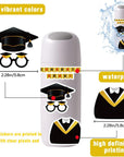 52PCS Graduation Stickers,Class of 2024 Graduation Scrapbooking Self-Adhesive Stickers Decals Label for Graduates High School College Graduation Party Favor Celebration Decorations Supplies