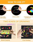 Gifts for 3-12 Year Old Girls Boys - 3 Pack Rainbow Scratch off Notebooks Arts Crafts Supplies Set Color Drawing Paper Kit for Kids Birthday Game Party Favor Christmas Easter Activity Toy