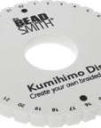 round Kumihimo Disk, 6 Inch Diameter, 3/8” Thick Dense Foam, Jewelry Tools for Braiding, 1 Disks