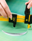 - 6.25In, Fabric Circle Cutter for Paper Crafts, Compass / Circular Cutter, Cutting Compass