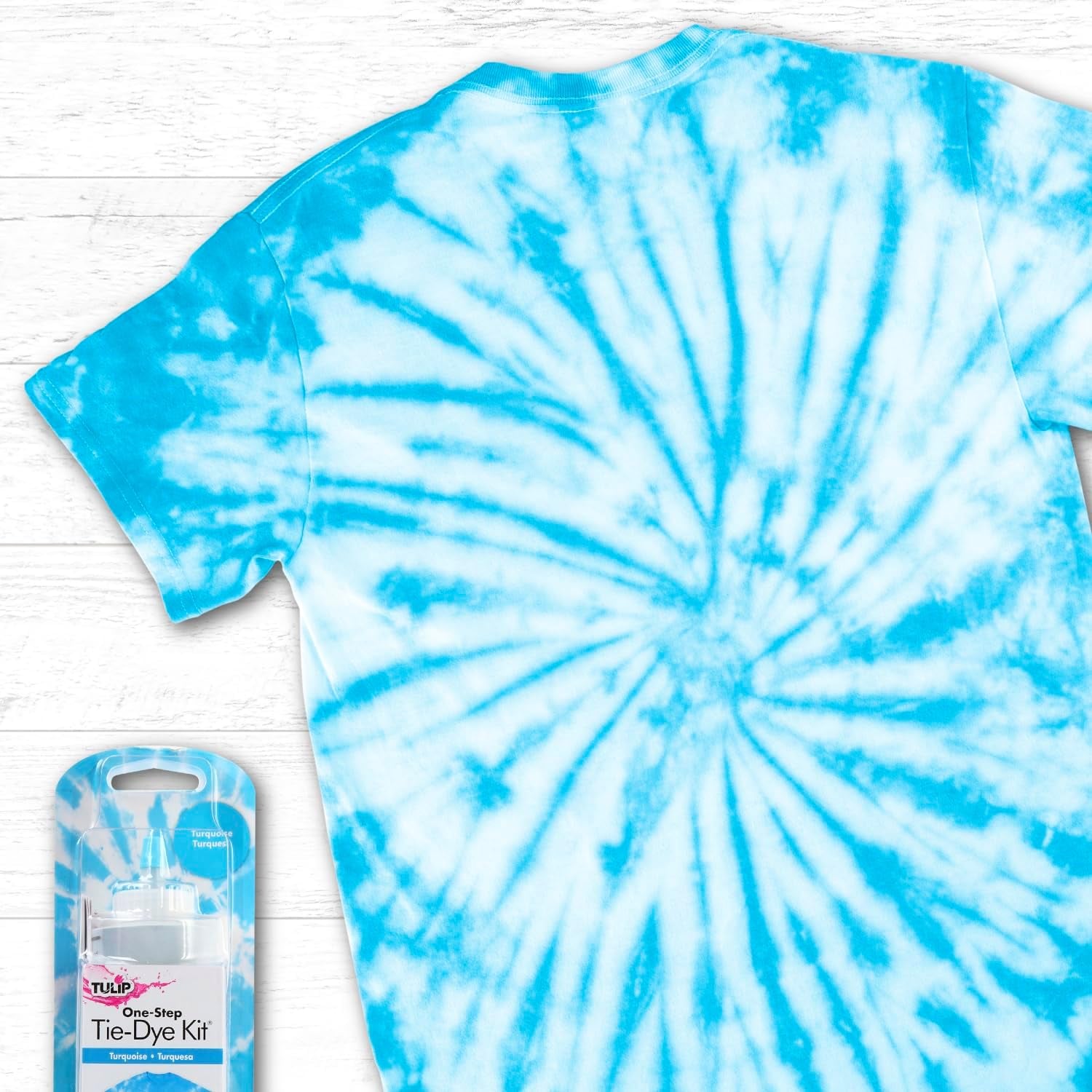 One-Step Tie-Dye Kit  Fabric Dye Open Stock 21548 Fdy Opstk Turquoise 3/36, as Detailed