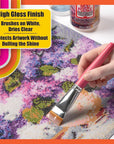 Top Coat, Premium All-In-One Glue, Sealer, and Finish Perfect for Preserving Diamond Puzzle Arts and Crafts Projects, CS27590, Clear