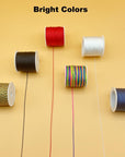Nylon String for Bracelets, 6 Rolls 270 Yards 0.8 Mm Beading Cord for Kumihimo, Blinds String, Braided Bracelets, Chinese Knot, Wind Chime, Jewelry Making