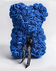 Valentine's Day Gift Rose Bear Eternal Flower Rose Teddy Bear PE Foam Bear 25cm Valentines Day