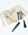 Leather Tools, Leather Strip and Strap Cutter, Leather Cutting Tool, Leather Cutter Adjustable with 3 Blades