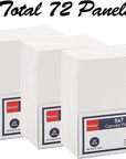 Painting Canvas Panels 72 Pack, 5X7, Classroom Value Pack Art Canvas