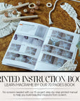 Macrame Kit for Beginners 153Pc, 15 Projects Book, 164Yd Cotton Macrame Cord, Wooden Beads & Sticks, Wooden & Metal Rings, Gift Box, Book & Accessories, Perfect Macrame Starter Kit