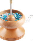 Clay Bead Spinner for Jewelry Making with 2 Big Eye Beading Needles and 1125 Clay Beads, Ideal for Bracelets and Necklaces