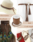 Leather String, Flat Suede Cord Faux Leather Cord Thin Leather Lace for Bracelets, Necklaces, Jewelry Making and Art Crafts (2.7 MM Brown)