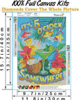 5D Diamond Painting Kit,Diamond Art Kits for Adults round Full Drill,Paint with Diamonds for Gift,Wall Décor