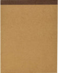STR- 50 Sheet Tape Bound Calligraphy Pad, 8.5 by 11", White