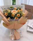 Crochet Flowers Bouquet
