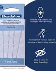 Collapsible Eye Needles 2.5-Inch Heavy 4 Pack (700H-100)