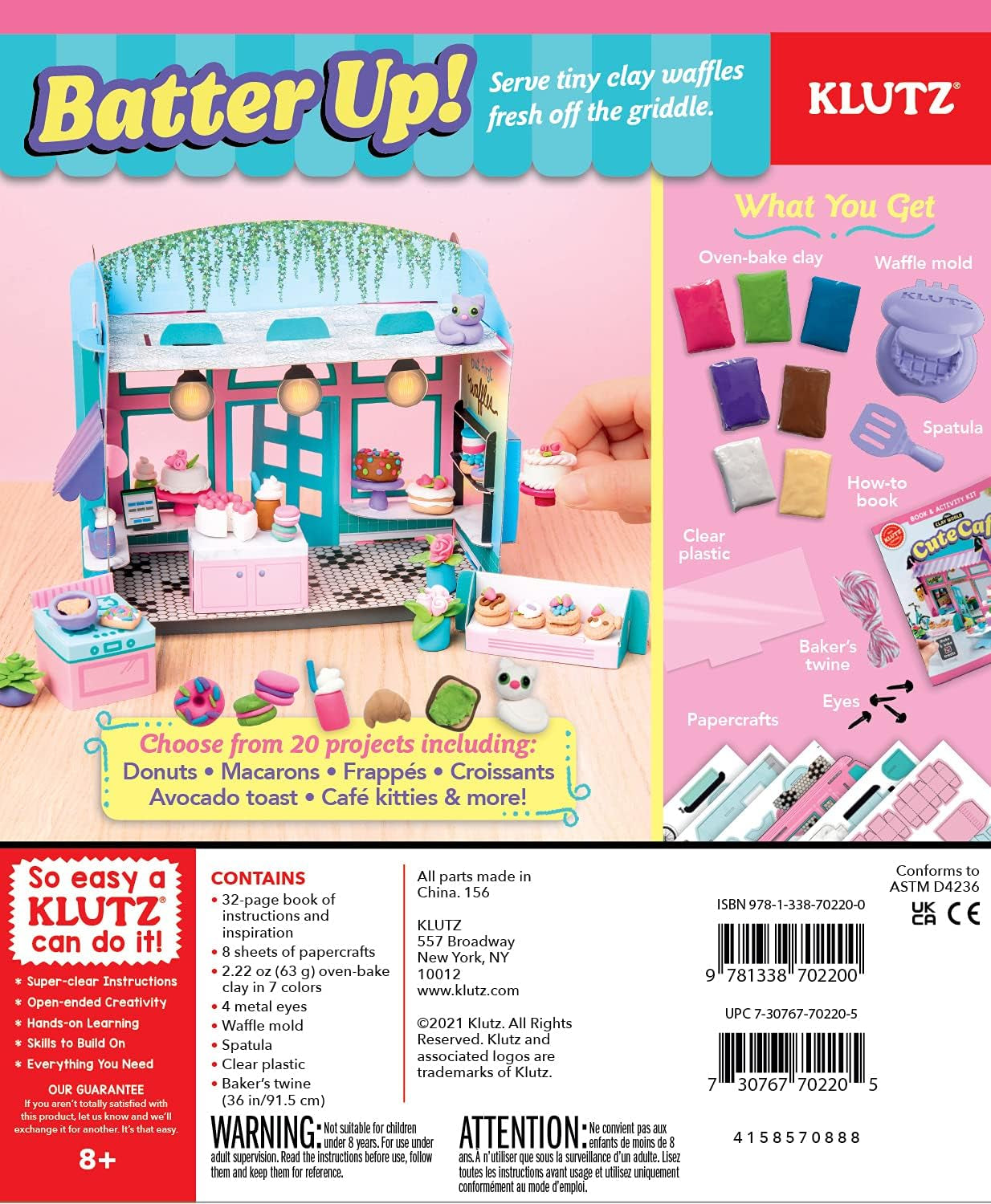 Mini Clay World Cute Café Craft Kit