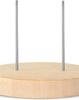 Artisan Wooden Doll Stand for Mini Crochet Dolls -1.87X1.75Inch, Dual-Needle Support, Wood Display Stand, Action Figure Stand, Perfect for Displaying, Ideal for Doll Enthusiasts