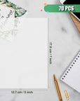 70Pcs Translucent Vellum Paper for Wedding Photo Cover, 5X7 Inch Printable Trace Paper for Invitations DIY Printing Wedding Photos Baby Shower Birthday Supplies Sketching