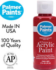 Palmer 2Oz 16 Color Acrylic Paint Set, Perfect Color Selection