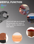 353PCS Heavy Duty Snap Fastener Tool Kit - Adjustable Snap Setter Tool with 100Set 15Mm Snaps,Snap Button Installation Tool Kit for Replacing Boat Covers Metal Snaps, Canvas, Sewing, Tarps