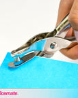 1- Hole Punch, 5 Sheet Capacity, Silver (90091)