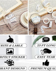 9 Rolls Calendar Washi Tape Set Date Day Week Month Number Calendar Washi Masking Tape Decorative Patterned Marking Tape for Arts Crafts Journal Planner