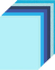 34 Sheets Blue Cardstock Paper, Glitter Cardstocks A4 Construction Paper Colored Cardstock Paper for Card Making Kids Art Crafts Scrapbooking