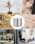 24 Gauge Stainless Steel Wire for Jewelry Making, Bailing Wire Snare Wire Wrapping for Craft and Jewelry Making