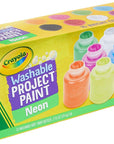 10-Color Neon Washable Kids Paint (Set of 10)