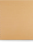 80 Pages Hardcover Kraft Scrapbook Albums, Multi-Purpose Brown Paper Notebook for Arts and Crafts, Blank Page Journal for Scrapbooking, Crafting, Creating Artworks and Journaling (8X8 Inches)