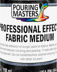 Professional Effects Fabric Medium, 4 Ounce Bottle - Extender, Improves Acrylic Paint Adhesion to Fabrics, Textiles, Increases Transparency, Flexible - Decorate Clothing, Bags, Shoes