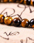 Natural Stone Beads 100Pcs 8Mm round Beads for Jewelry Making Bracelet Tiger Eye