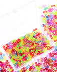 400Pieces Colorful S Clips Rubber Band Loom Band S Clips Plastic Connectors Supplement Kit for Loom Bracelets and DIY Bracelet Making (400-Colorful)