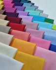 100% Cotton 50 PCS 8 X 8 Inches (20Cm X 20Cm) Softnes Cotton Fabric Bundle Squares for Quilting Sewing Fabric Squares for Craft Patchwork Fabric Set Turkish Quality (50 Solid Color Fabric Set)