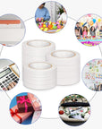 14 Rolls Double Sided Tape for Crafts Scrapbooking Multi-Purpose and Multi-Size Tape for Arts, Photography, Gift Boxes, Card Making, Paper Backing, Office Supplies(3Mm/5Mm/8Mm/10Mm/12Mm/15Mm/18Mm)