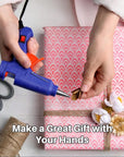50PCS Mini Hot Glue Sticks - Mini Glue Gun Sticks, 4" Long X 0.27" Diameter, Clear Hot Glue Sticks Small for Fabric,Wood,Paper,Metal,Plastic