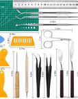 28 PCS Precision Craft Tools Set Vinyl Weeding Tools Kit for Weeding Vinyl, DIY Art Work Cutting, Hobby, Scrapbook