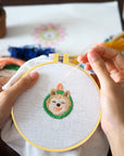 - Embroidery Hoops Set, 6 Pcs, 3.4 Inch to 10.2 Inch, Assorted Colors, Plastic Embroidery Hoop, Cross Stitch Hoops, Embroidery Rings, Cross Stitch Plastic, Sewing Rings Hoops.