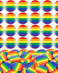 360 Pcs Gay Pride Pins round Rainbow Pinback Buttons 1.5 Inch LGBTQ Pins Rainbow Pins and Buttons LGBT Button Pin for Pride Month Events Parade Activities