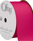 Grosgrain Craft Ribbon, 1 1/2-Inch X 12-Feet, Shocking Pink
